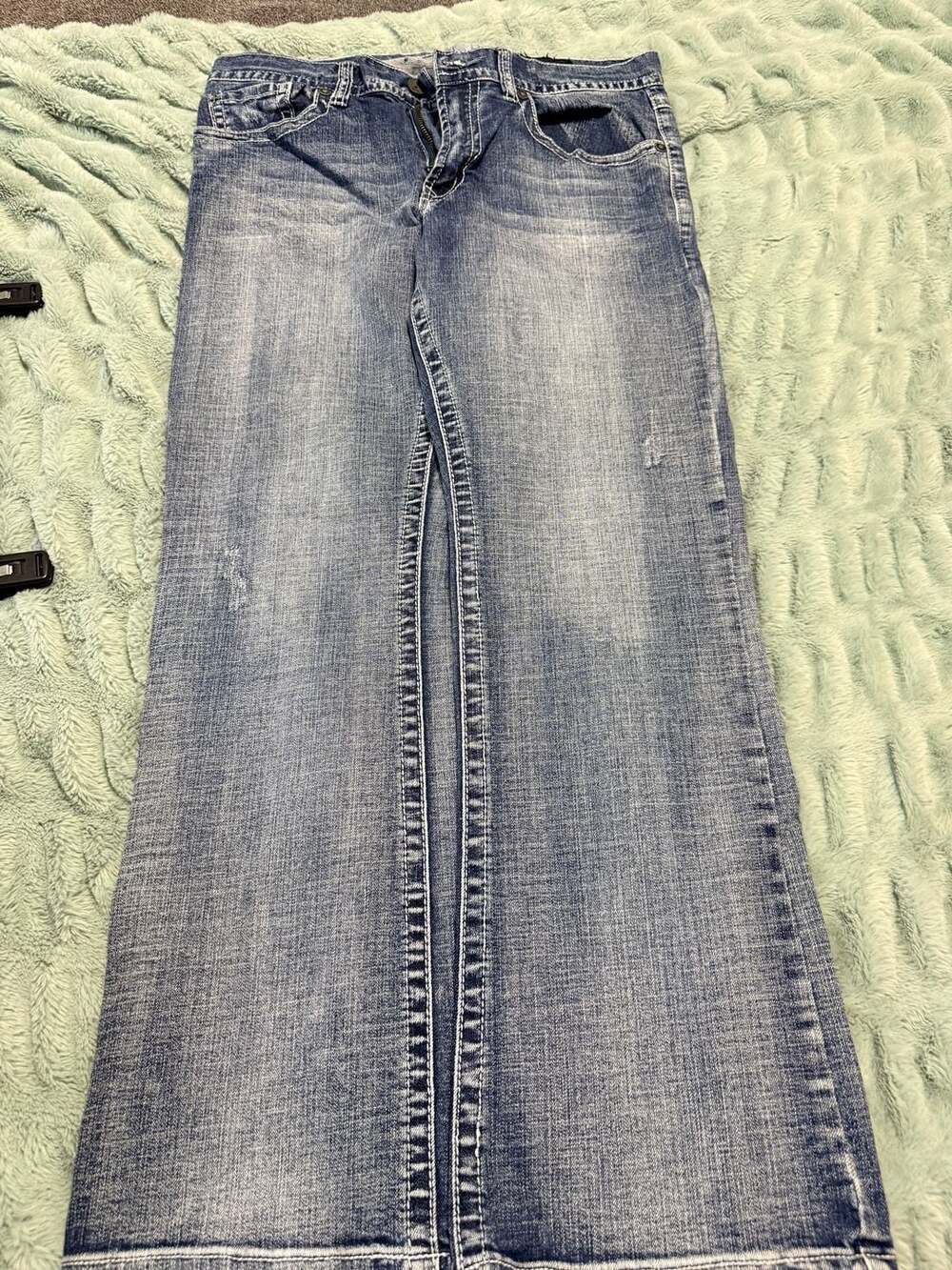 T.K. Axel Vintage Bootcut Denim Jeans Size 34x32